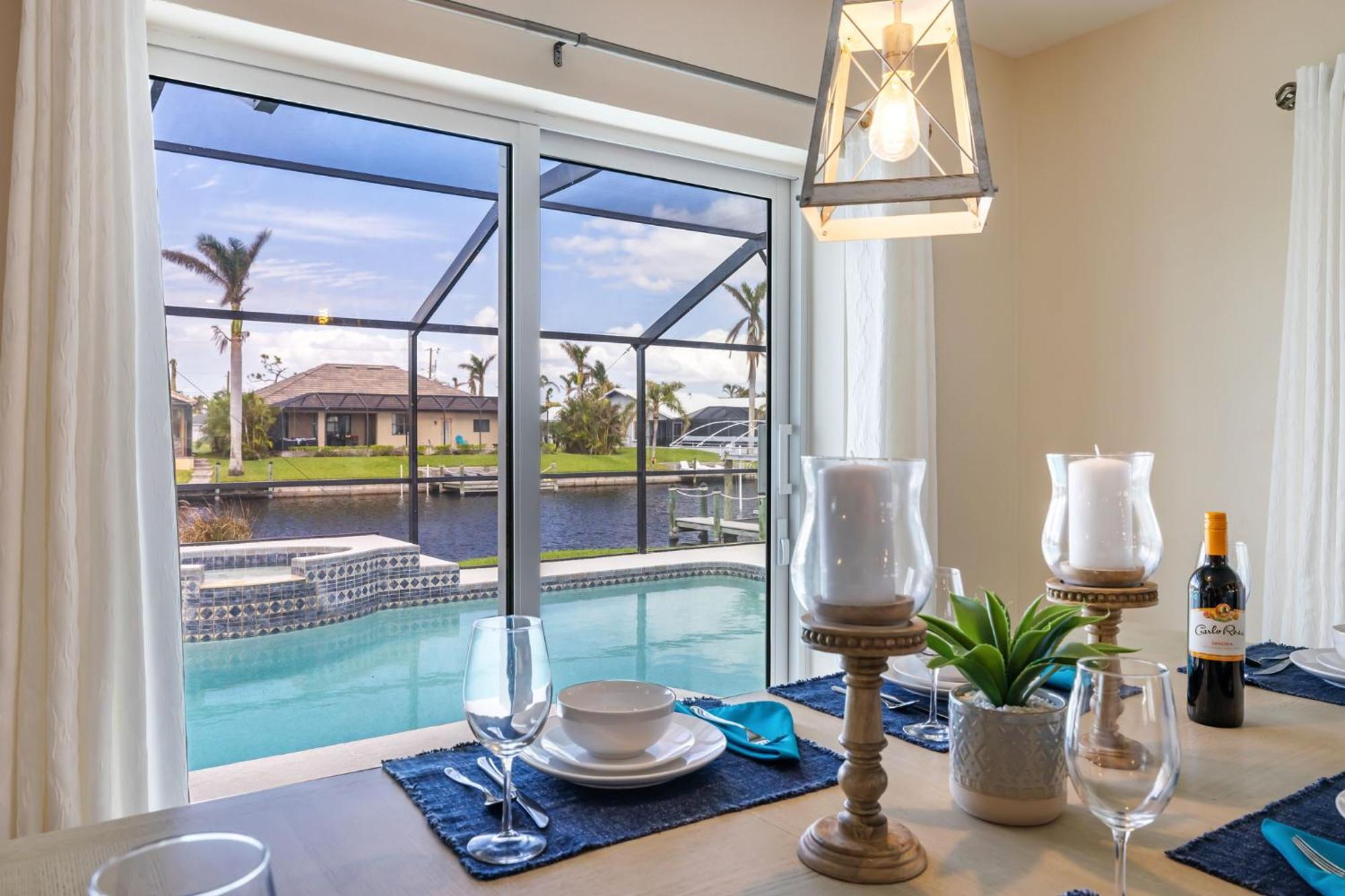 Fully Remodeled Electric-Heated Pool Home On Gulf-Access Canal - Villa Sunny Cape Coral Exterior foto