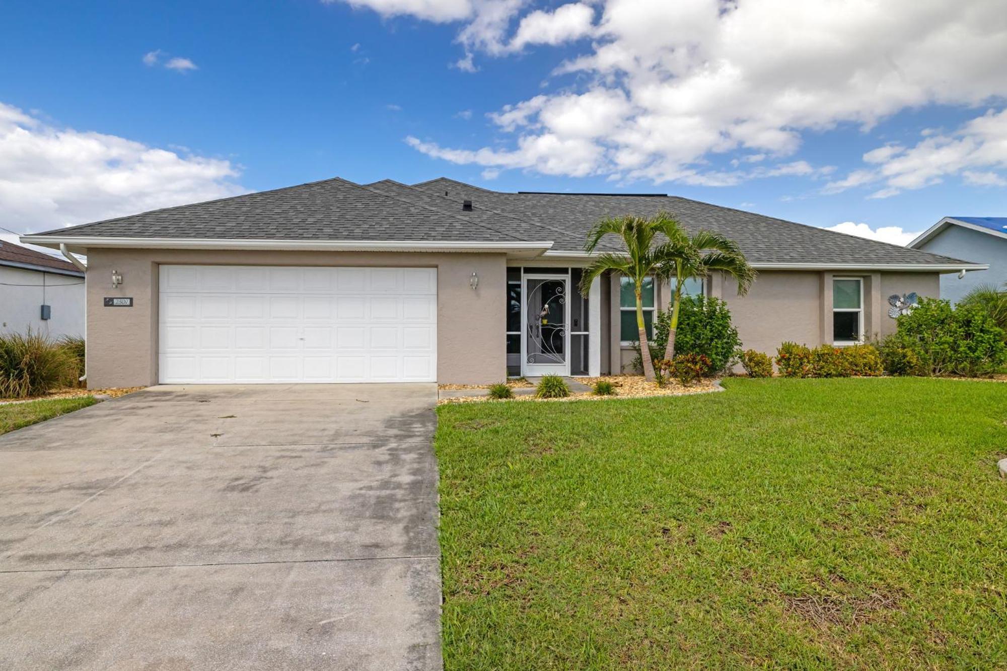 Fully Remodeled Electric-Heated Pool Home On Gulf-Access Canal - Villa Sunny Cape Coral Exterior foto